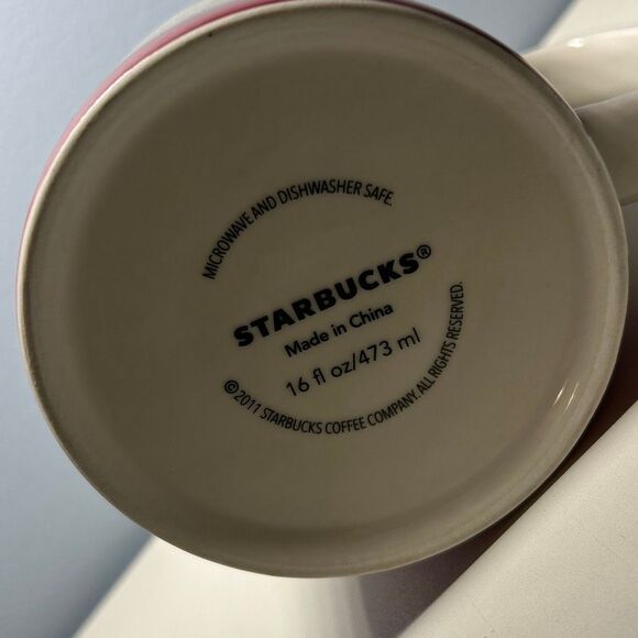 Starbucks China 16 oz Coffee Mug Collectible 2011 - Picture 2 of 6
